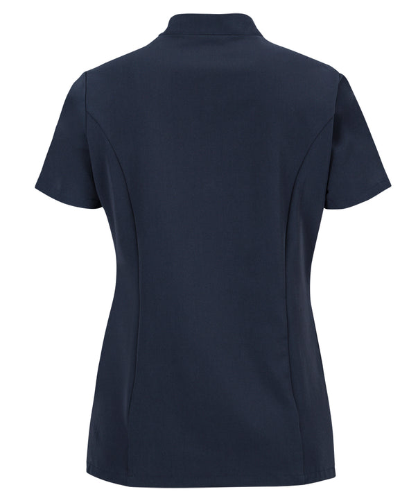 JB's LADIES NU MANDARIN COLLAR SCRUB TOP - 4SMT1