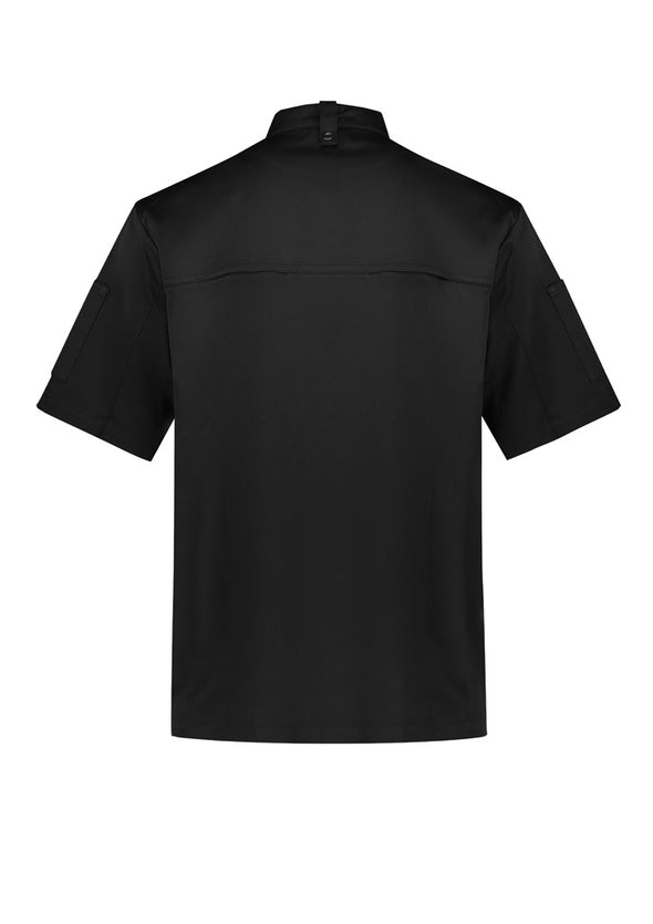 Biz Collection Men's Short Sleeve Zest Chef Jacket - CH232MS