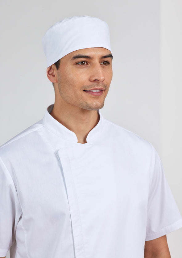 Biz Collection Mesh Flat Top Chef Hat - CH233