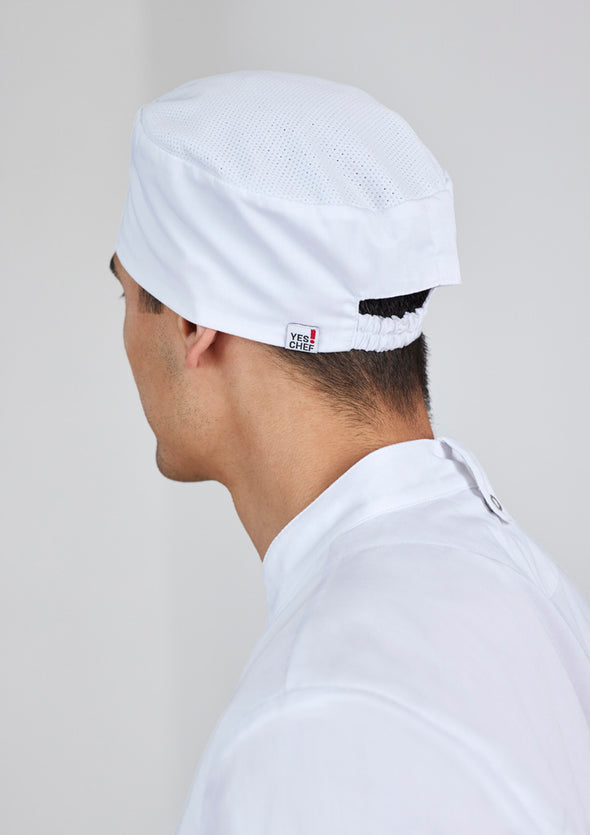 Biz Collection Mesh Flat Top Chef Hat - CH233