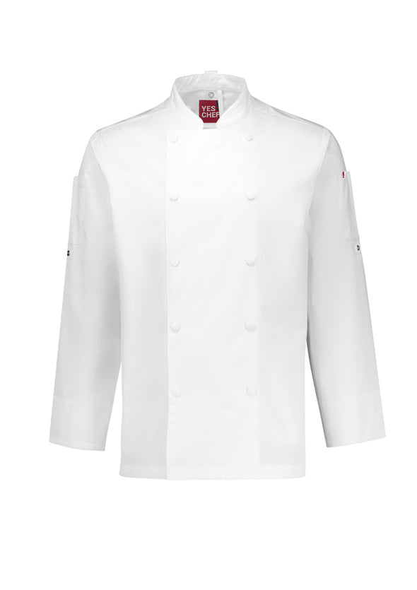 Biz Collection Mens Long Sleeve Gusto Chef Jacket - CH430ML