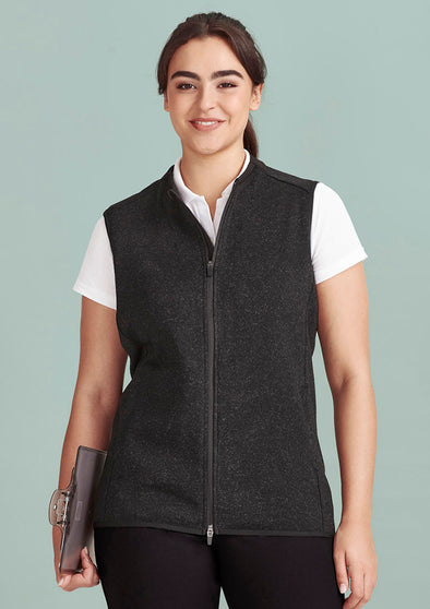 Biz Care Womens Nova Zip Front Vest - CO343LV