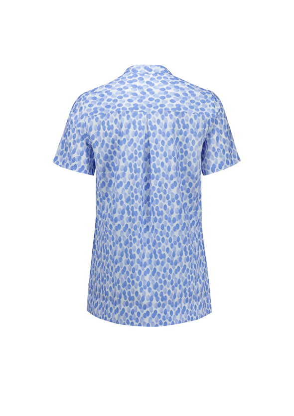 Biz Care Womens Florence Stardust Print Tunic - CS450LS