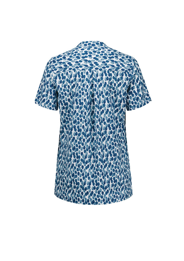 Biz Care Womens Florence Stardust Print Tunic - CS450LS