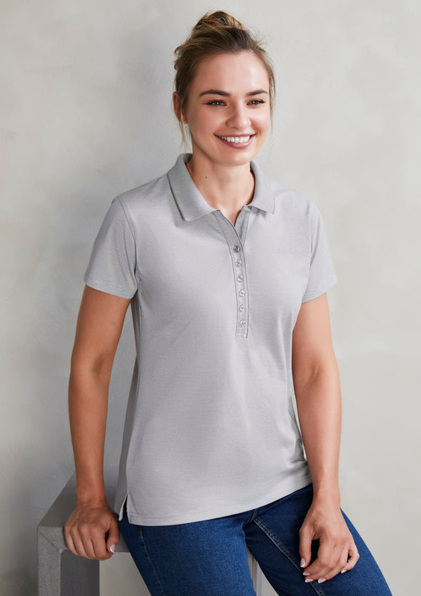 Biz Collection Ladies Shadow Polo  - P501LS