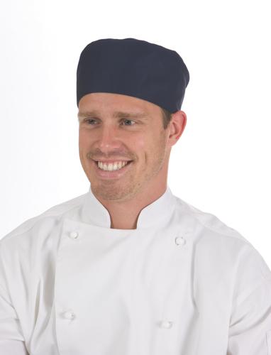 DNC 1602 Polyester/Cotton Flat Top Chef Hat