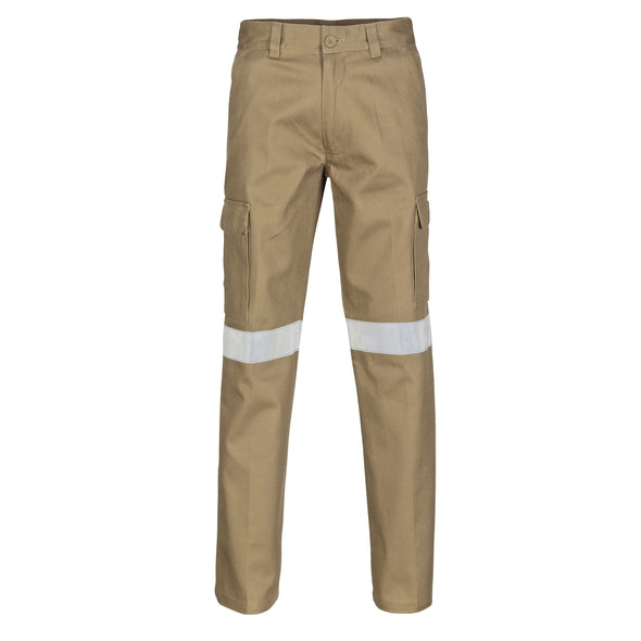 DNC 3319 Heavy weight cotton cargo work pants with tape