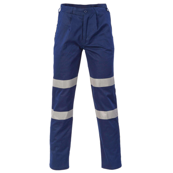 DNC 3354 middle weight cotton cargo work pants with tape