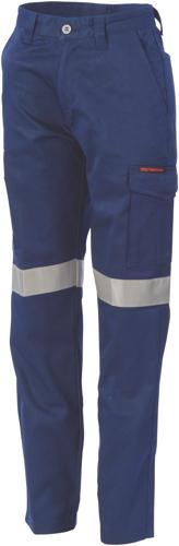 DNC 3357 Ladies cool breeze mid weight work pants with tape