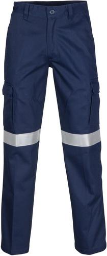 DNC 3419 fire retardant work cargo pants with tape