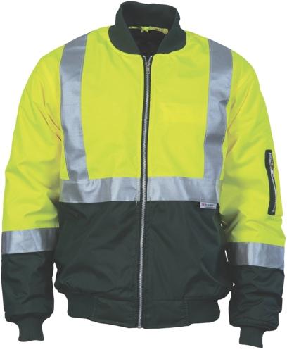 DNC 3862 HiVis Two Tone Flying Jacket with 3M Reflective Tape