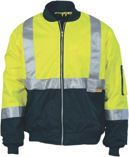 DNC 3862 HiVis Two Tone Flying Jacket with 3M Reflective Tape