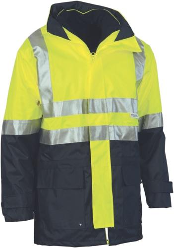 DNC 3864  Hi Vis 4 in 1 breathable Rain Pants with Tape