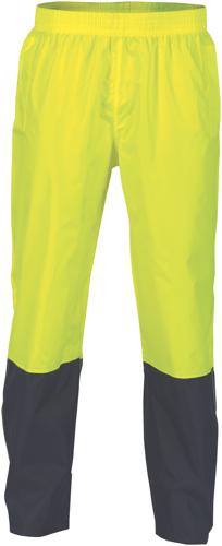 DNC 3879  HiVis Two Tone Light weight Rain Jacket with Tape