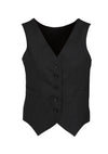 Womens Peaked Vest with Knitted Back