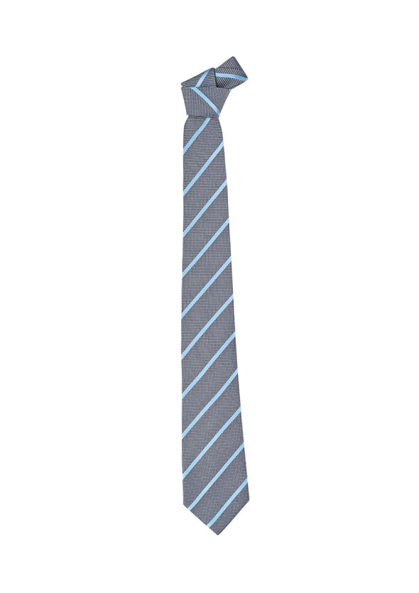 Mens Single Contrast Stripe Tie