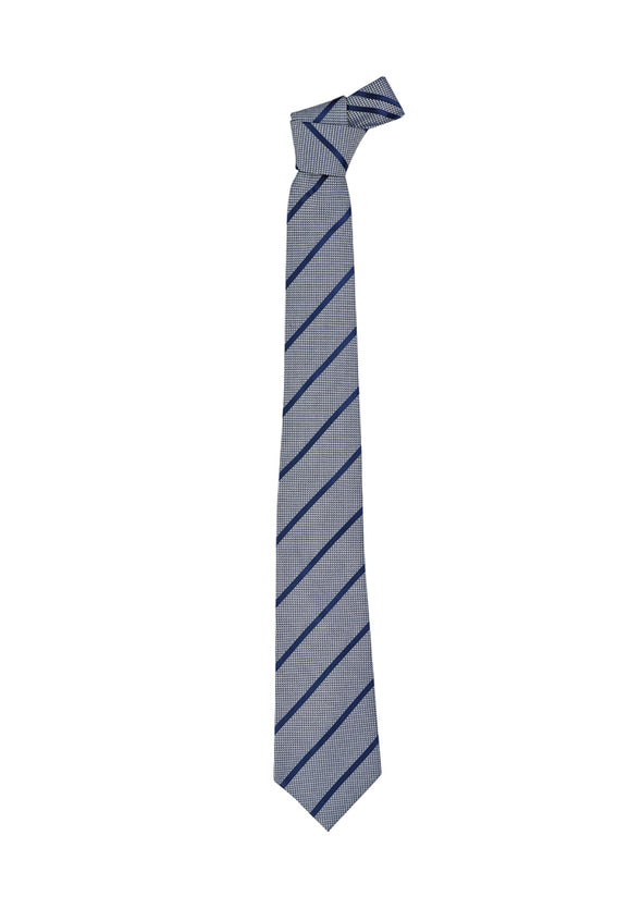 Mens Single Contrast Stripe Tie