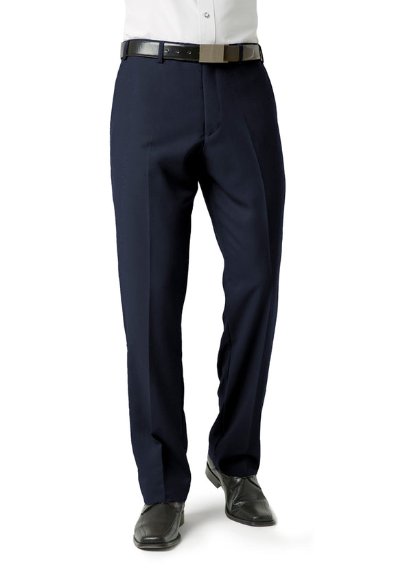 Biz Collection Mens Classic Flat Front Pant  - BS29210