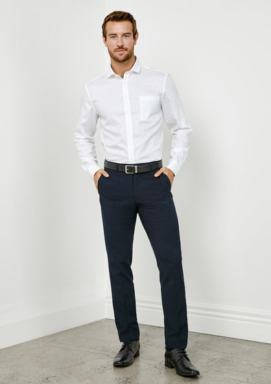 Biz Collection Mens Classic Slim Pant  - BS720M