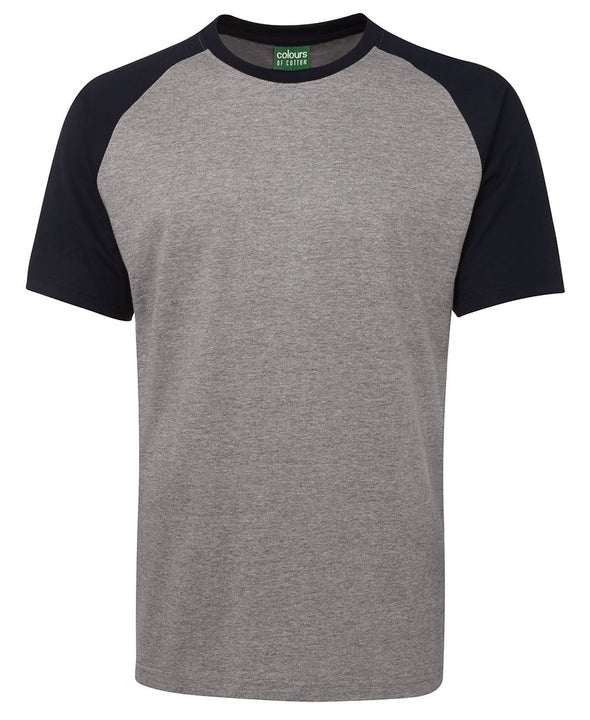 COLOURS OF COTTON  TWO TONE TEE         