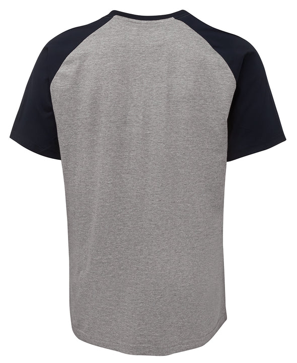 JB'S COLOURS OF COTTON  TWO TONE TEE - 1TT
