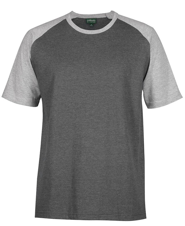 COLOURS OF COTTON  TWO TONE TEE         