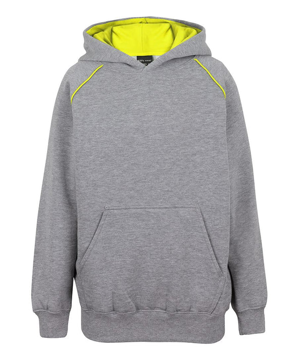 CONTRAST FLEECY HOODIE