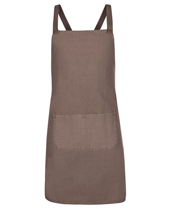 CROSS BACK CANVAS APRON