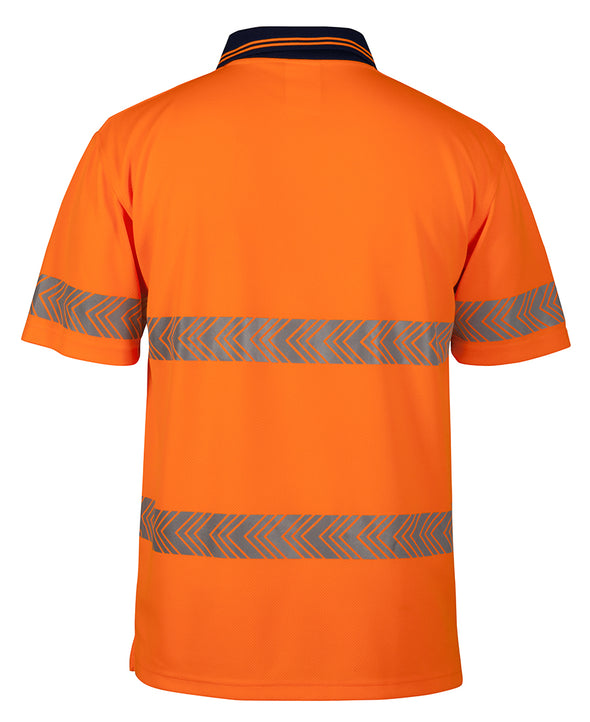 JB's HI VIS S/S SEGMENTED TAPE POLO - 6HSST