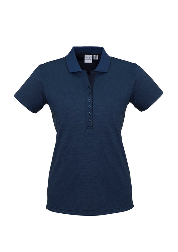 Biz Collection Ladies Shadow Polo  - P501LS