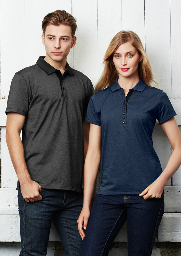 Biz Collection Ladies Shadow Polo  - P501LS