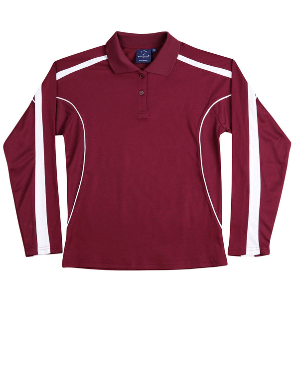 Winning Spirit Ladies' Legend Long Sleeve Polo - PS70