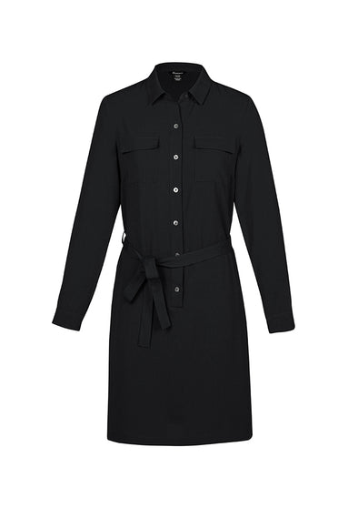 Womens Chloe Georgette Shirt Dress