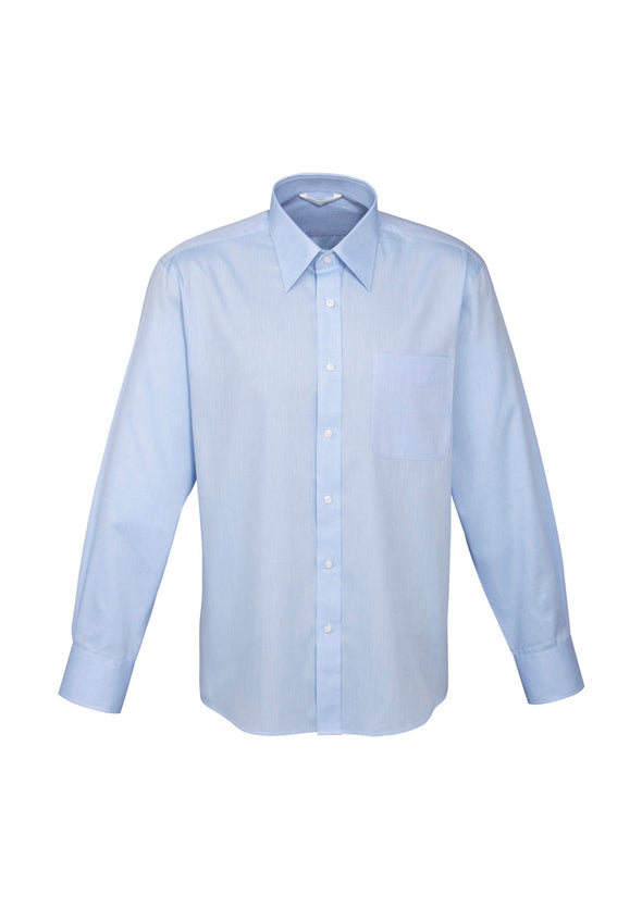 Biz Collection Mens Luxe Long Sleeve Shirt  - S10210