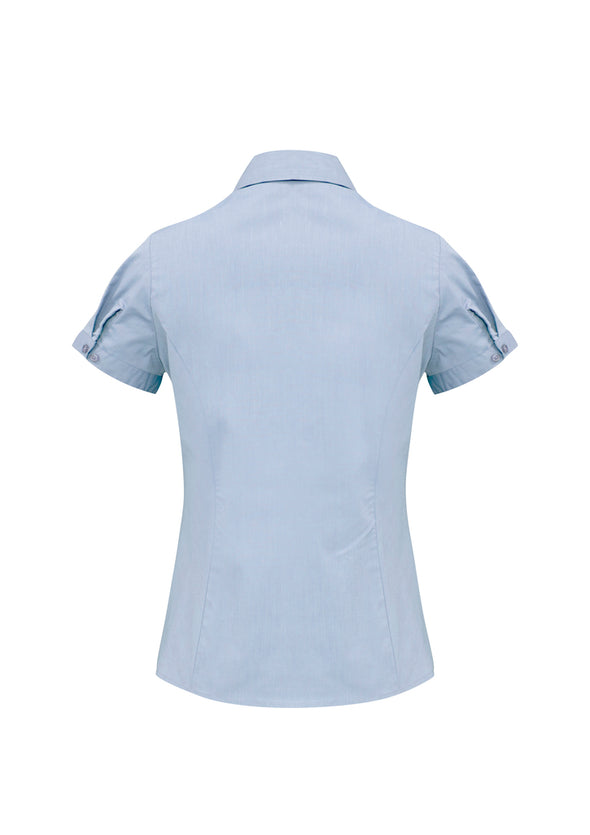 Biz Collection Ladies Chevron Short Sleeve Shirt  - S122LS