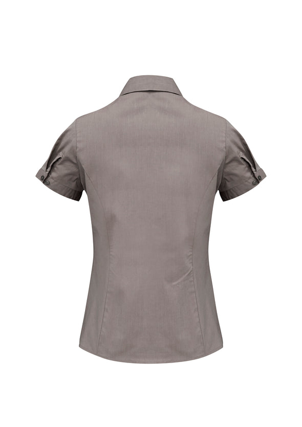 Biz Collection Ladies Chevron Short Sleeve Shirt  - S122LS