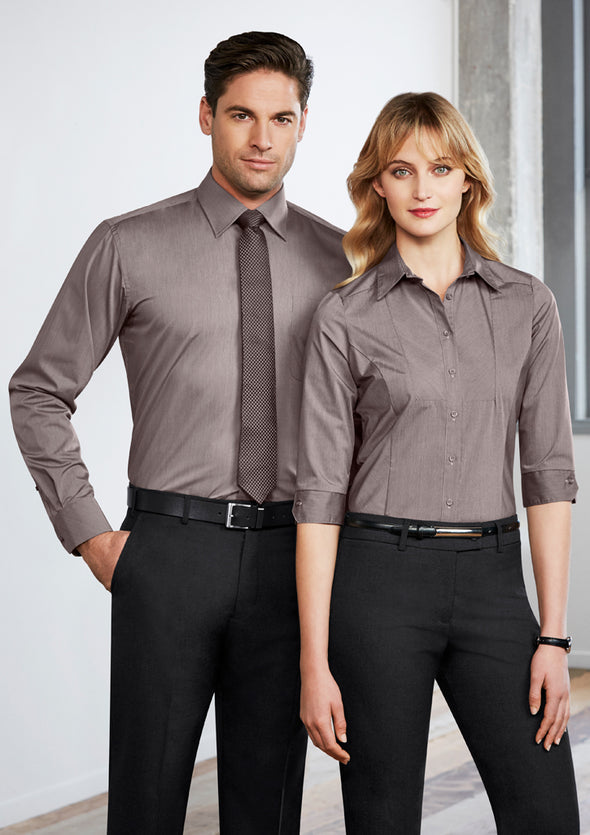 Mens Chevron Long Sleeve Shirt - S122ML