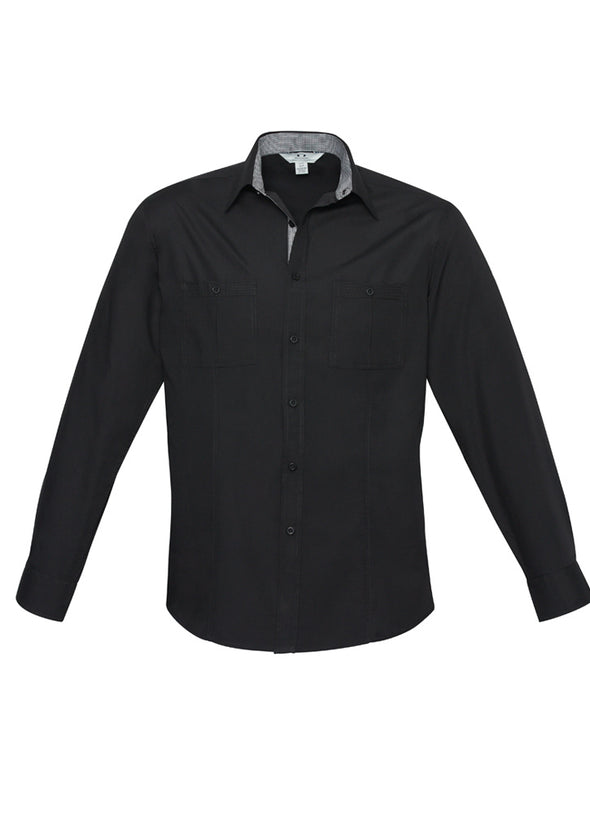 Biz Collection Mens Bondi Long Sleeve Shirt  - S306ML