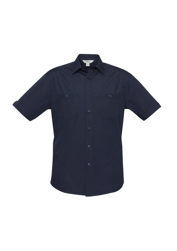 Biz Collection Mens Bondi Short Sleeve Shirt  - S306MS