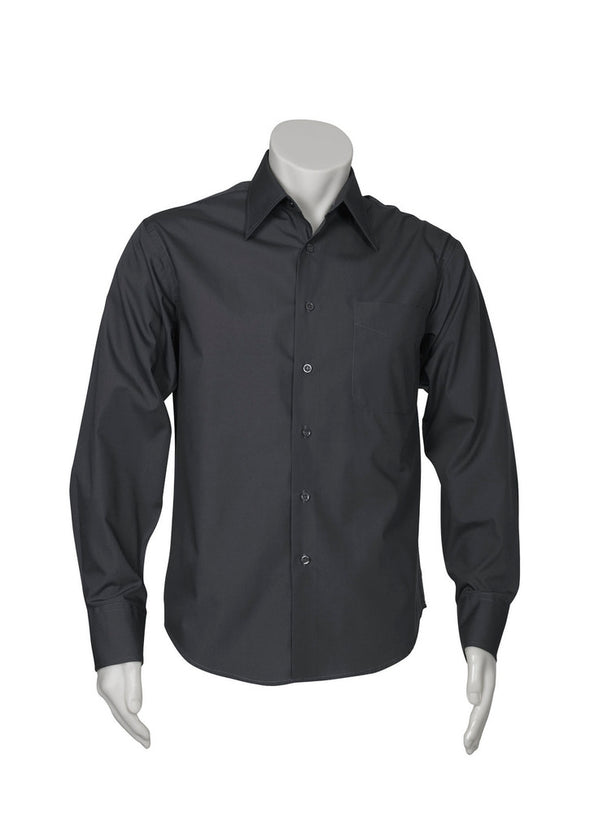 Biz Collection Mens Metro Long Sleeve Shirt  - SH714