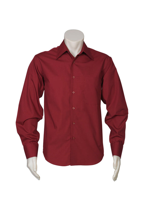 Biz Collection Mens Metro Long Sleeve Shirt  - SH714