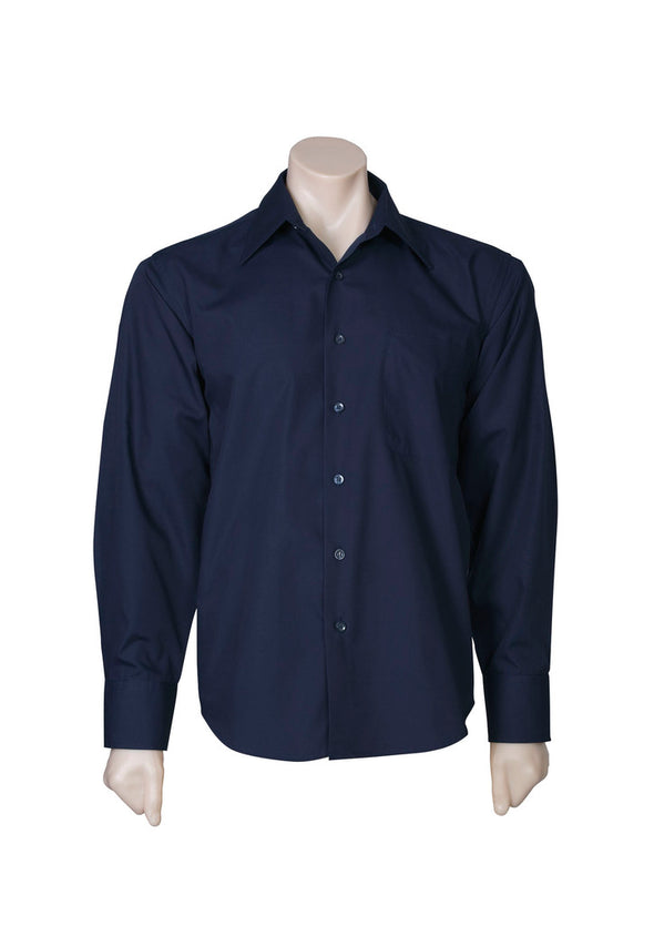 Biz Collection Mens Metro Long Sleeve Shirt  - SH714