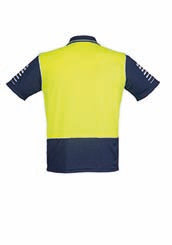 SYZMIK Mens Hi Vis Zone Polo - ZH236