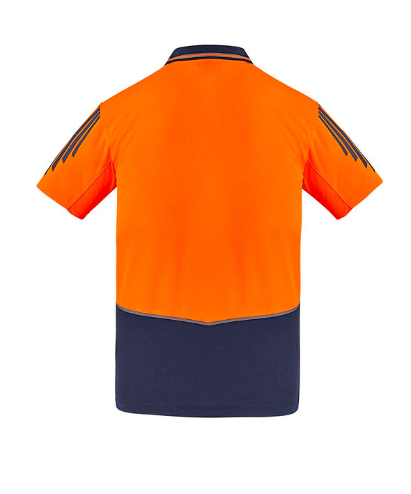 SYZMIK Mens Hi Vis Flux S/S Polo - ZH315