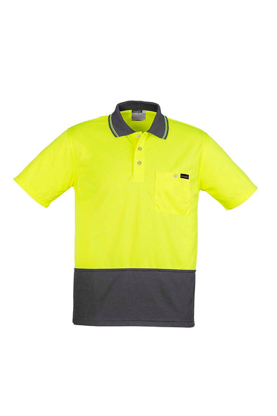 Mens Comfort Back S/S Polo - ZH415