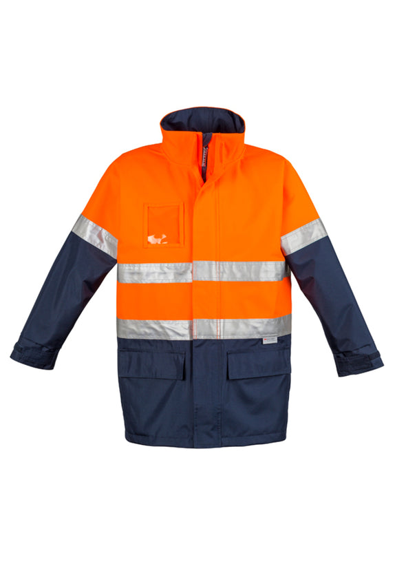 Mens Hi Vis Waterproof Lightweight Jacket - ZJ355