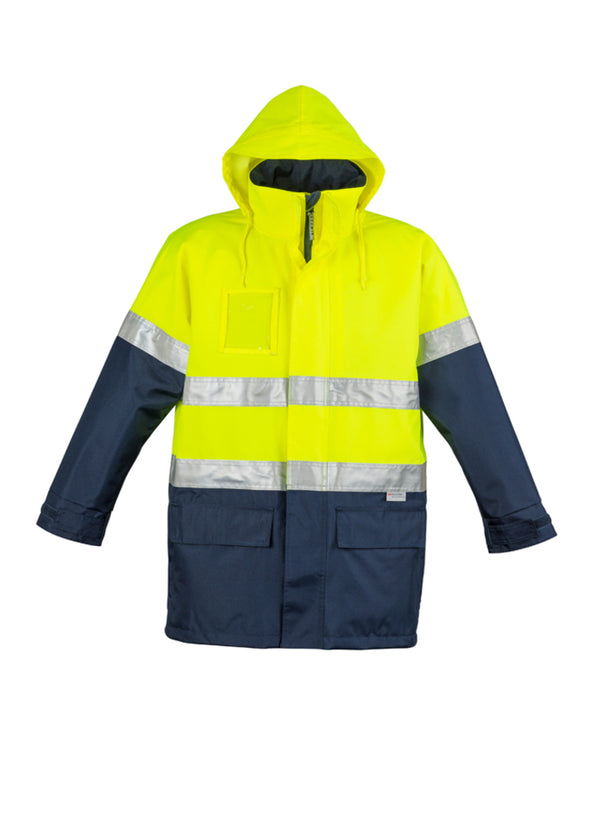 Mens Hi Vis Waterproof Lightweight Jacket - ZJ355