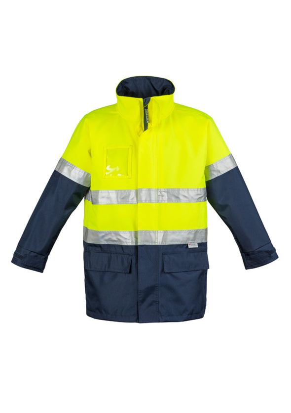 Mens Hi Vis Waterproof Lightweight Jacket - ZJ355