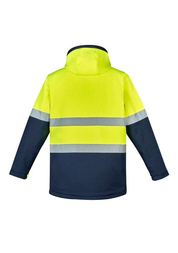 SYZMIK Unisex Hi Vis Antarctic Softshell Taped Jacket - ZJ553