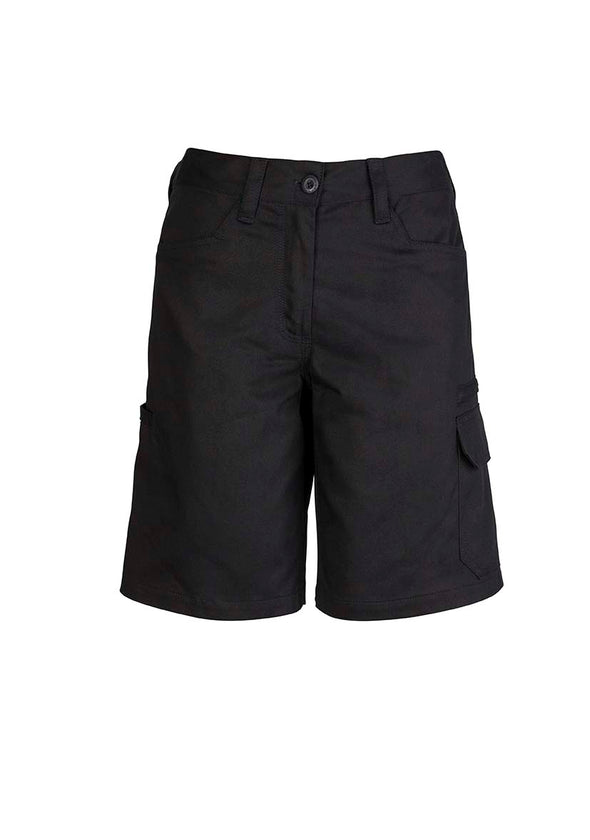 SYZMIK Womens Plain Utility Short - ZWL011